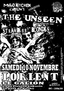 The Unseen + Strawberry Blondes à Lorient le Samedi 10 Novembre 2007