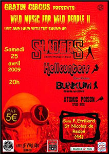 Bunkum + Atomic Poison à Saint-Nicolas de Redon le 25/04/2009