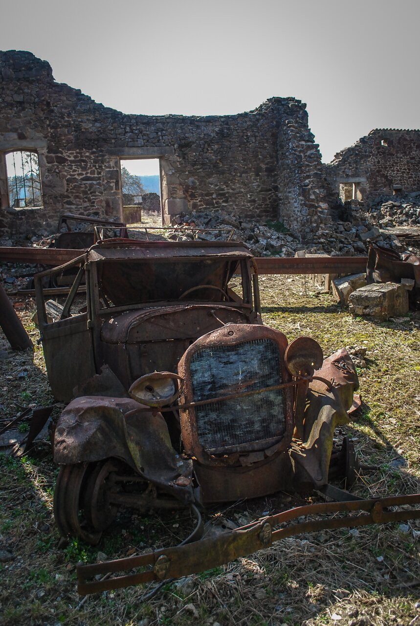 Photographies d'Oradour-sur-Glane