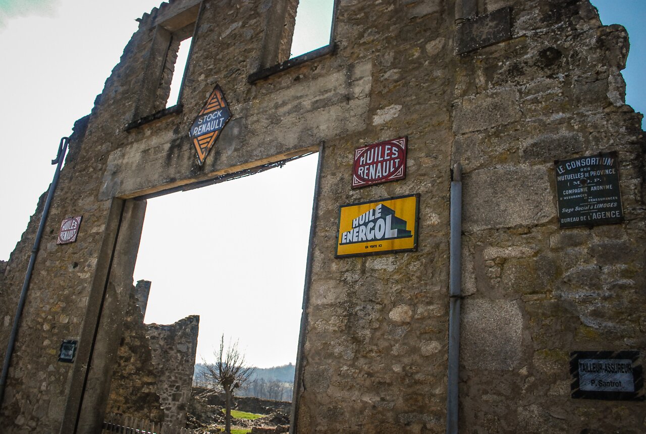 Photographies d'Oradour-sur-Glane