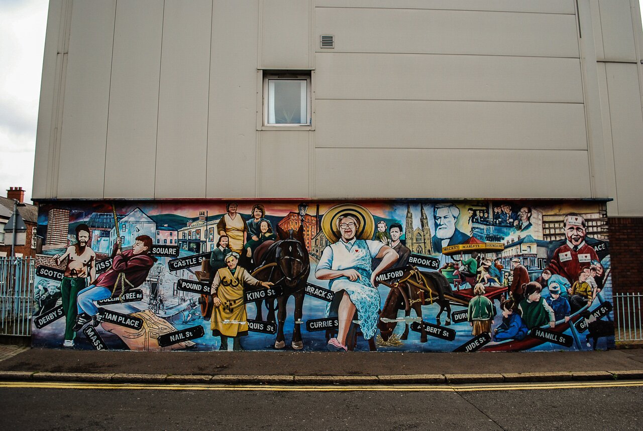 Photographies de street artà Belfast