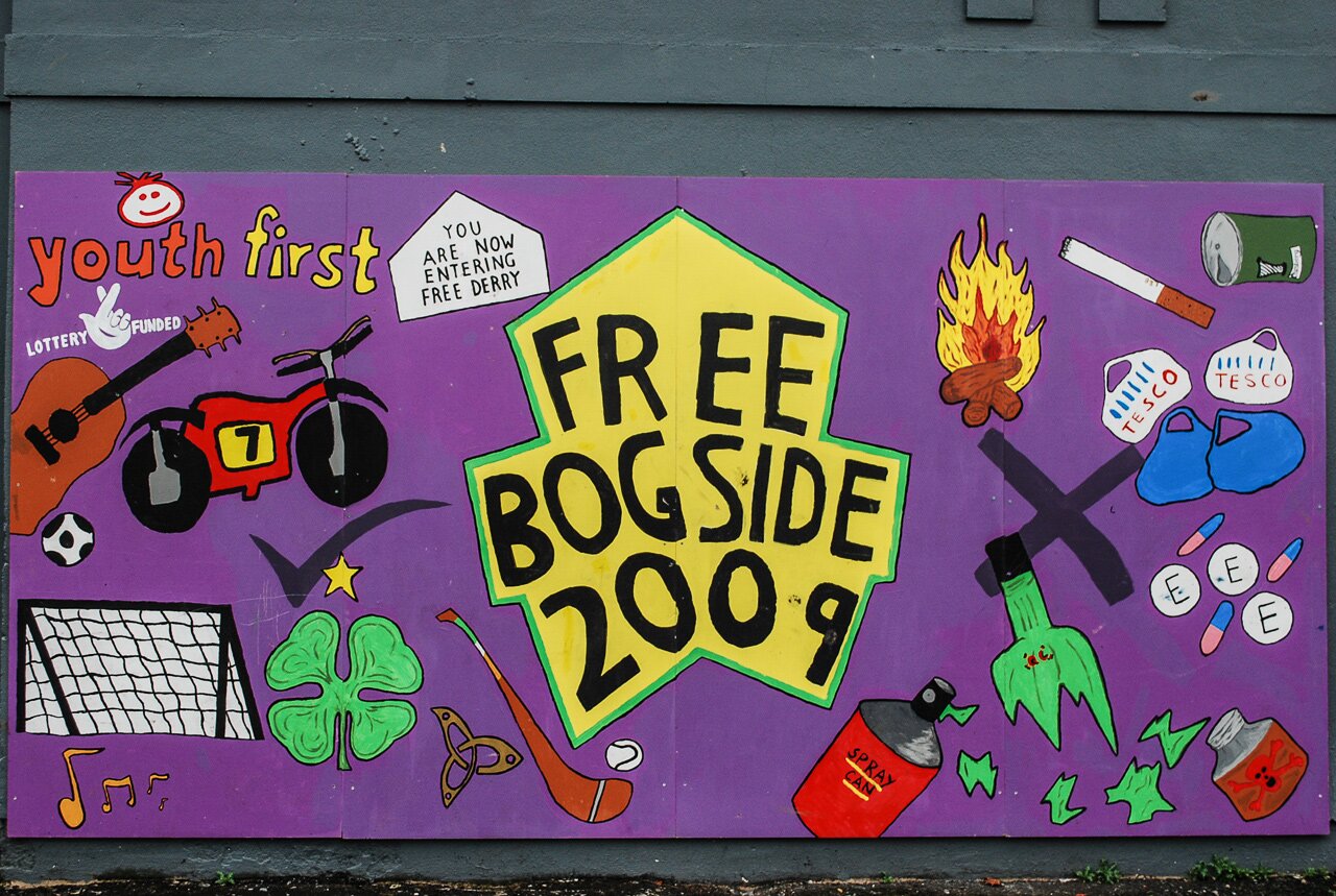 Photographies de The Bogside, Derry,