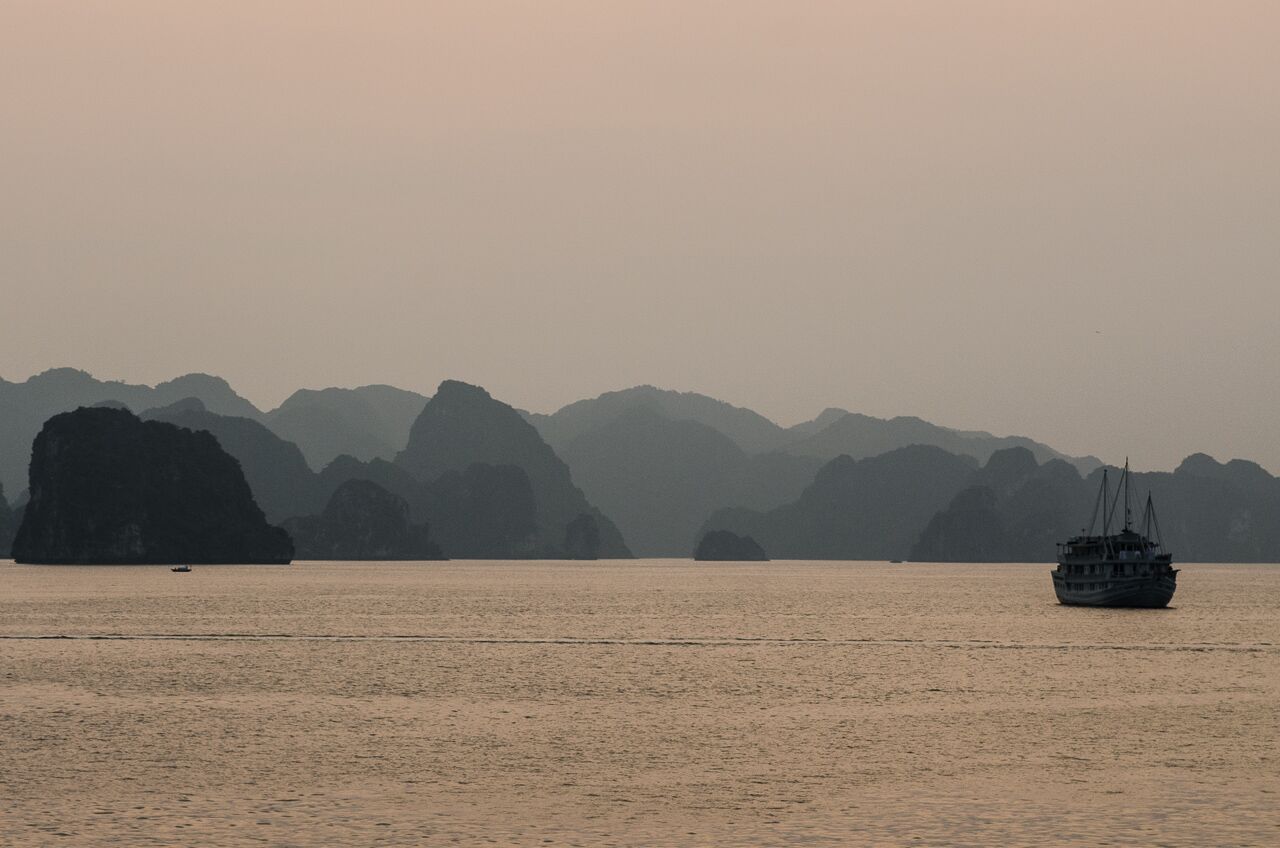 Photographies de la Baie de Ha Long au Vietnam