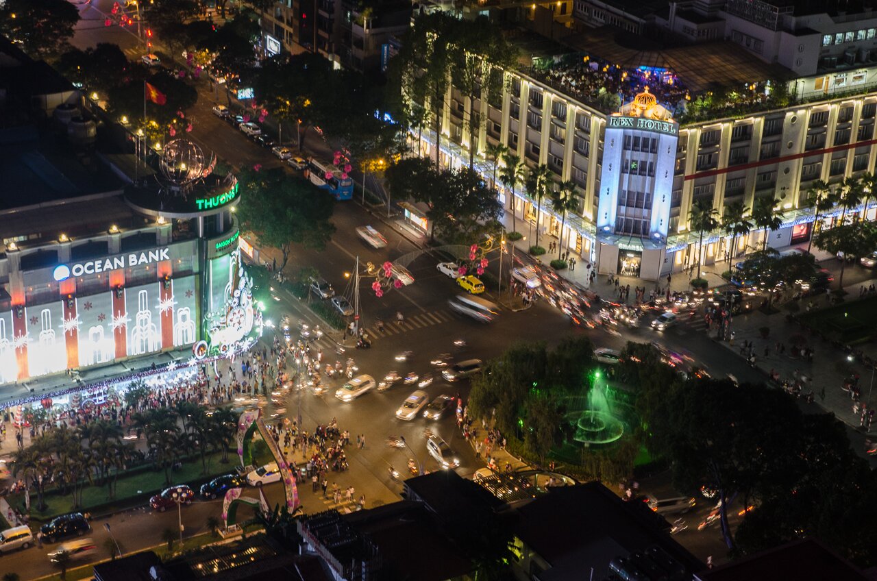 Photographies de Ho Chi Minh au Vietnam