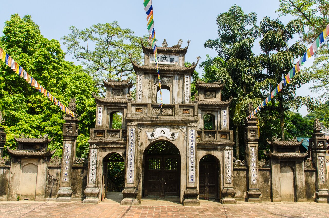 Photographies de la Pagode desfums au Vietnam