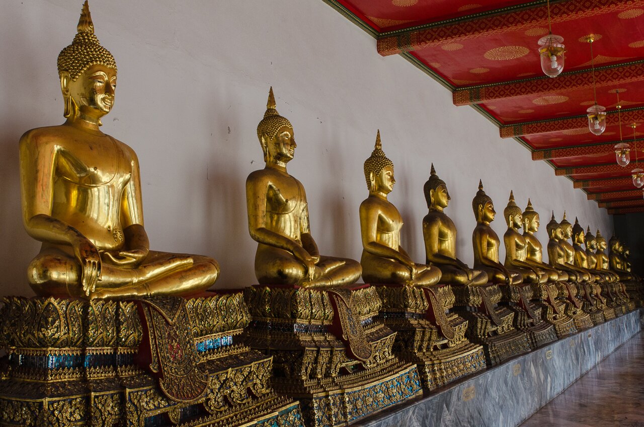 Photographies du temple Wat Pho en Thaïlande